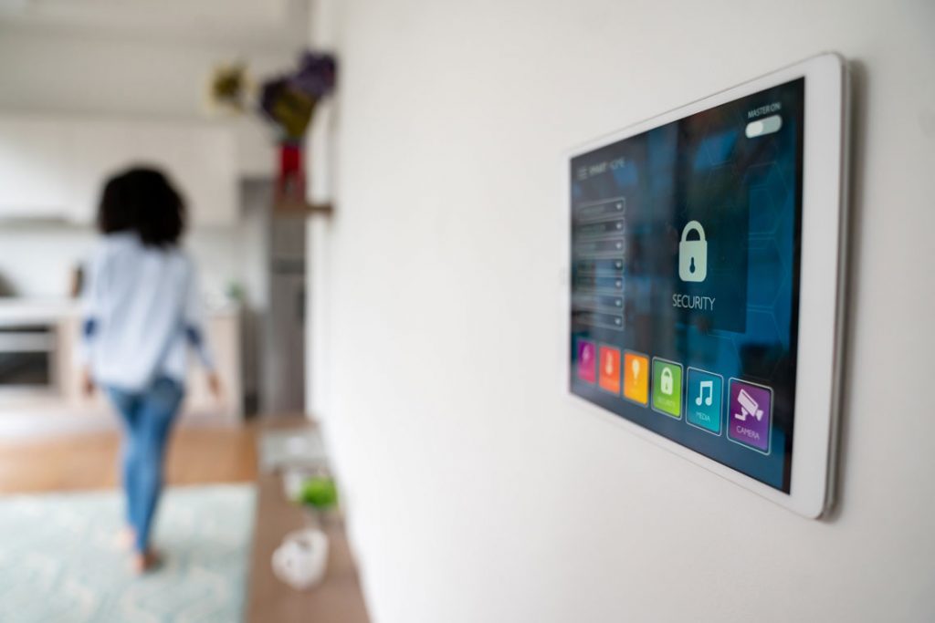 Smart home panel de control del hogar